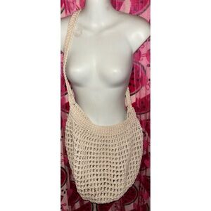 🤍 Elegant Crochet Beach Bag